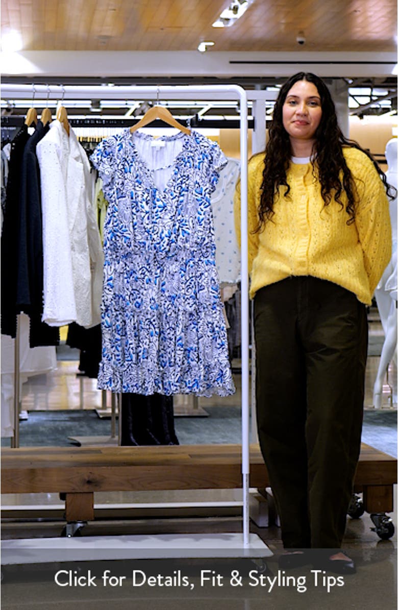 Mize Toledo Floral Tiered Minidress, sales video thumbnail