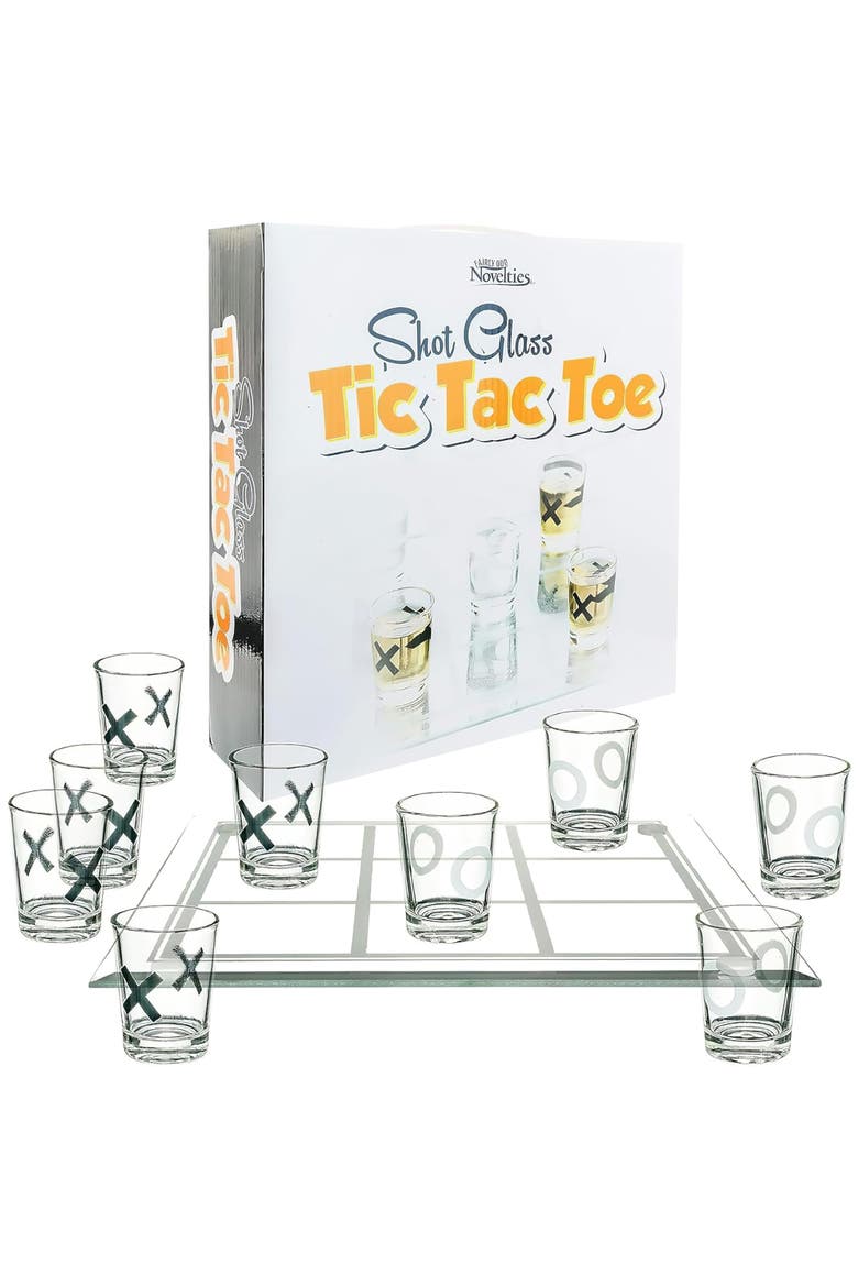 Shot Glass Tic Tac Toe, Drinking Game Twist, Adult Game, Main, color, Multicolored