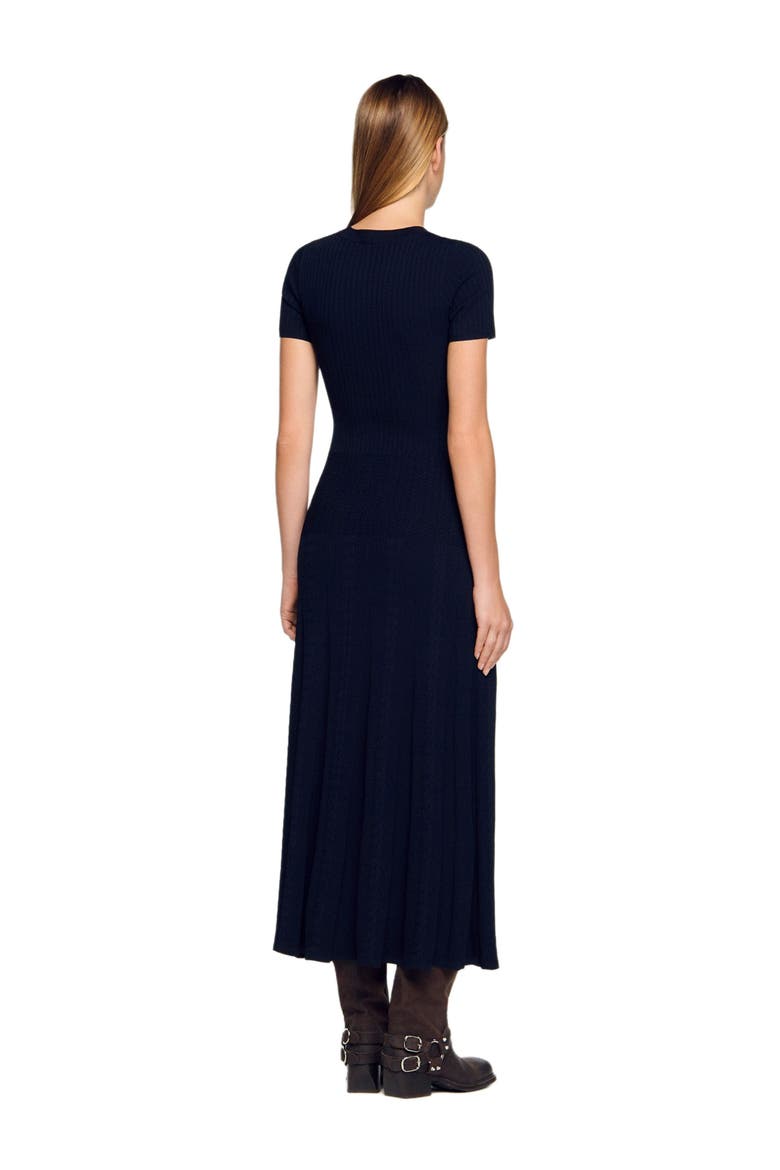 Knit maxi dress, Alternate, color, Navy blue