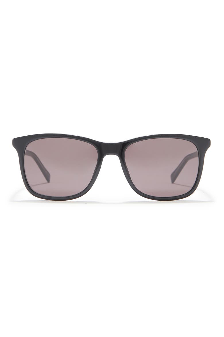 54mm Square Sunglasses, Main, color, BLACK GREY / BROWN GREY
