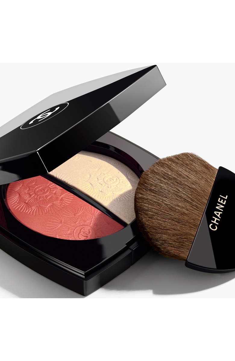 CHANEL Blush & Highlighter Compact, Alternate, color, Gold And Peach
