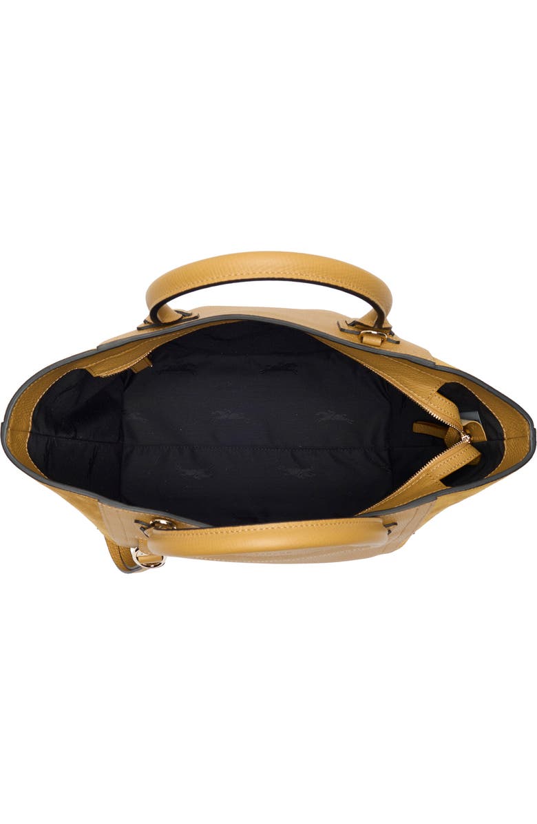 Longchamp Mailbox Medium Leather Tote, Alternate, color, Honey