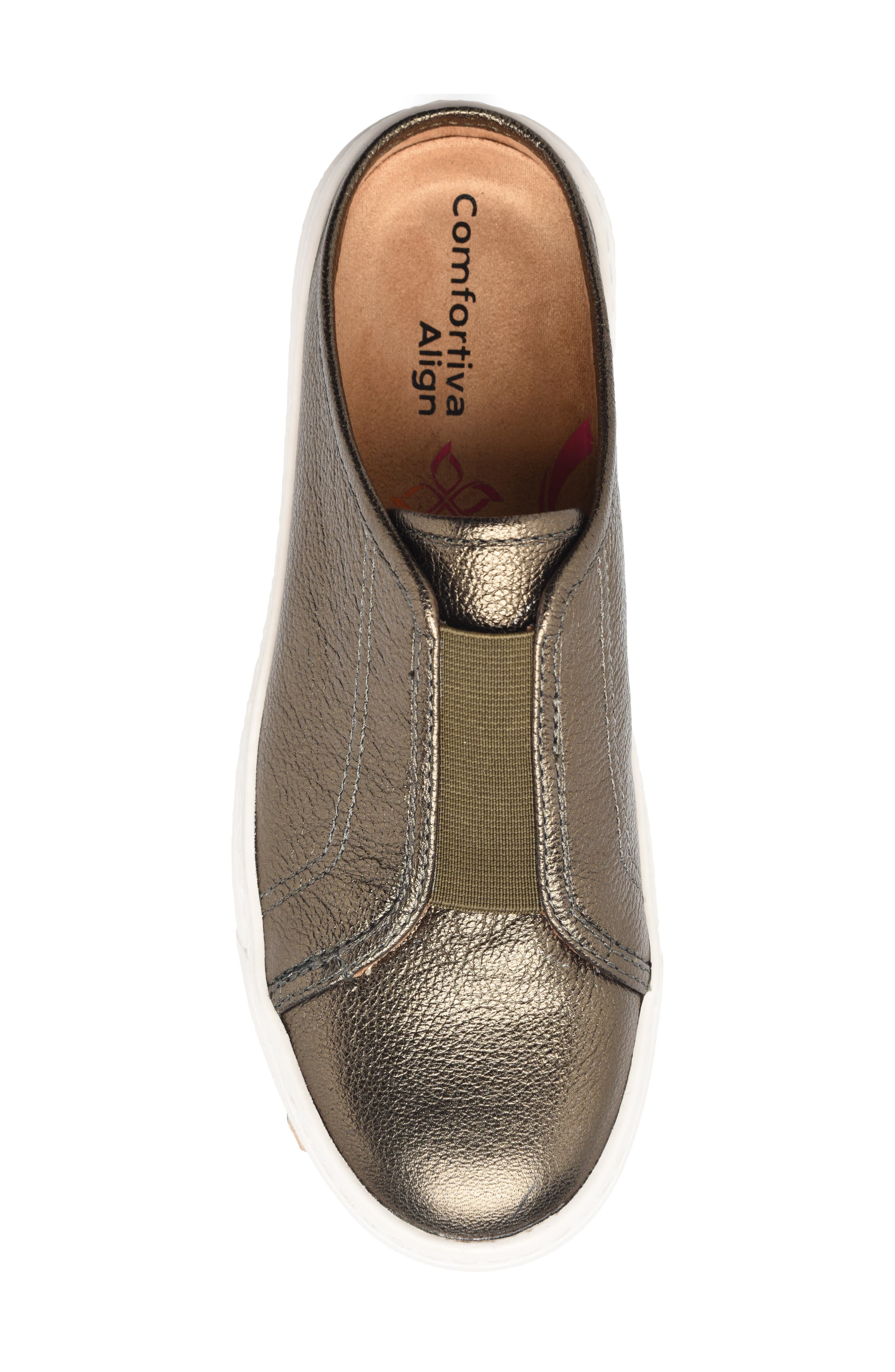 Tolah Sneaker Mule, Alternate, color, STEEL LEATHER
