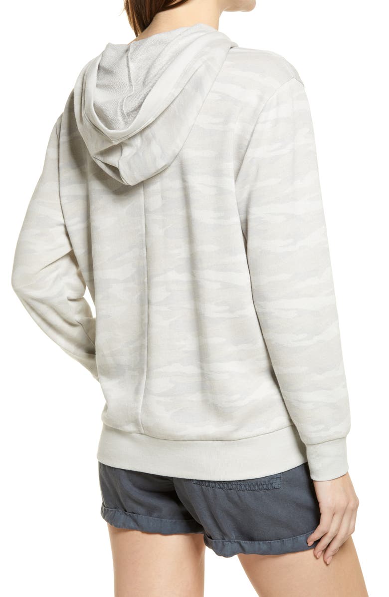 Caslon<sup>®</sup> French Terry Pullover Hoodie, Alternate, color, 