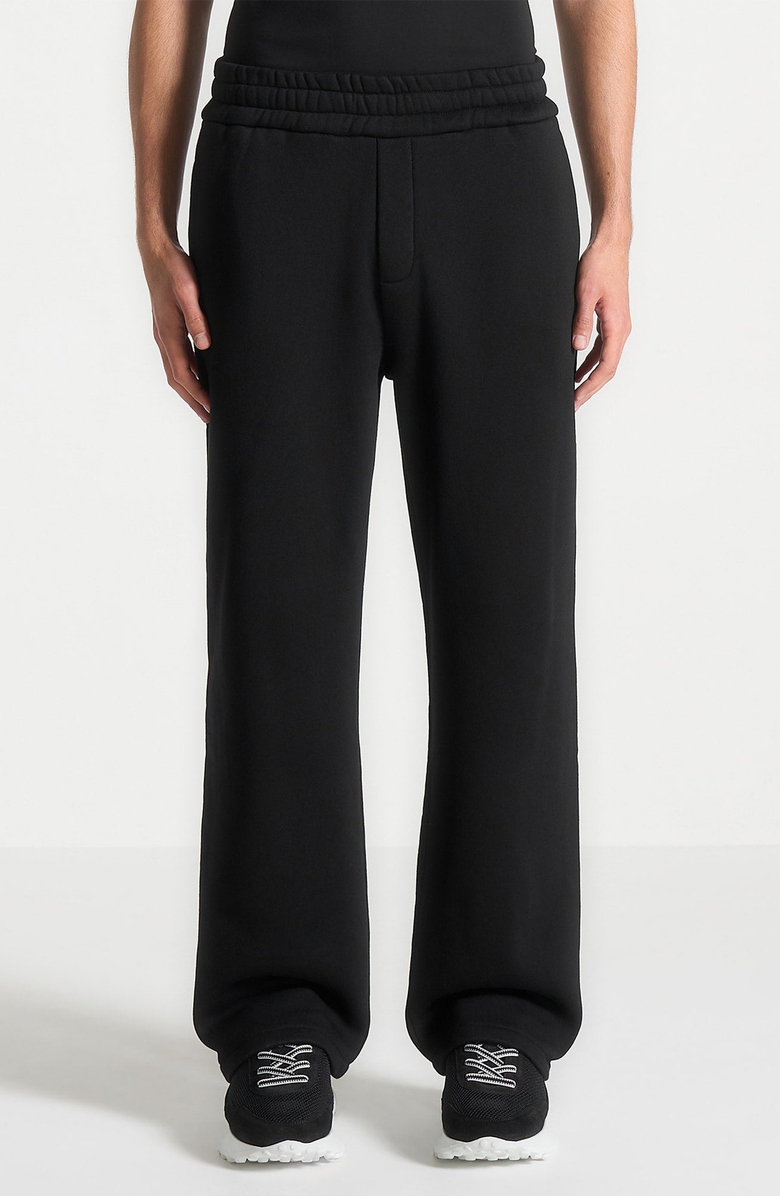 Manière De Voir Marcel Whipstitch Regular Jogger, Alternate, color, Black