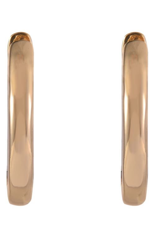 Laundry By Shelli Segal Square Hoop Earrings In Gold