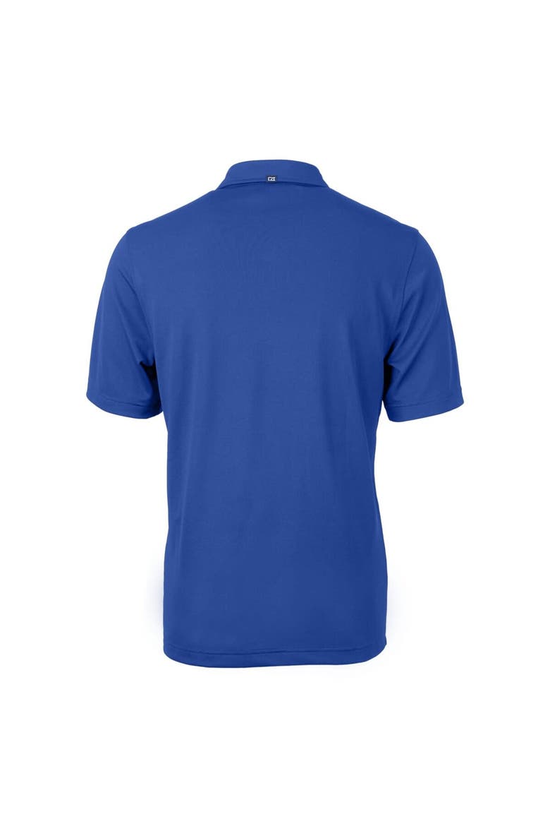 Men's Cutter & Buck Royal Columbus Clippers Virtue Eco Pique Recycled Polo, Alternate, color, Royal