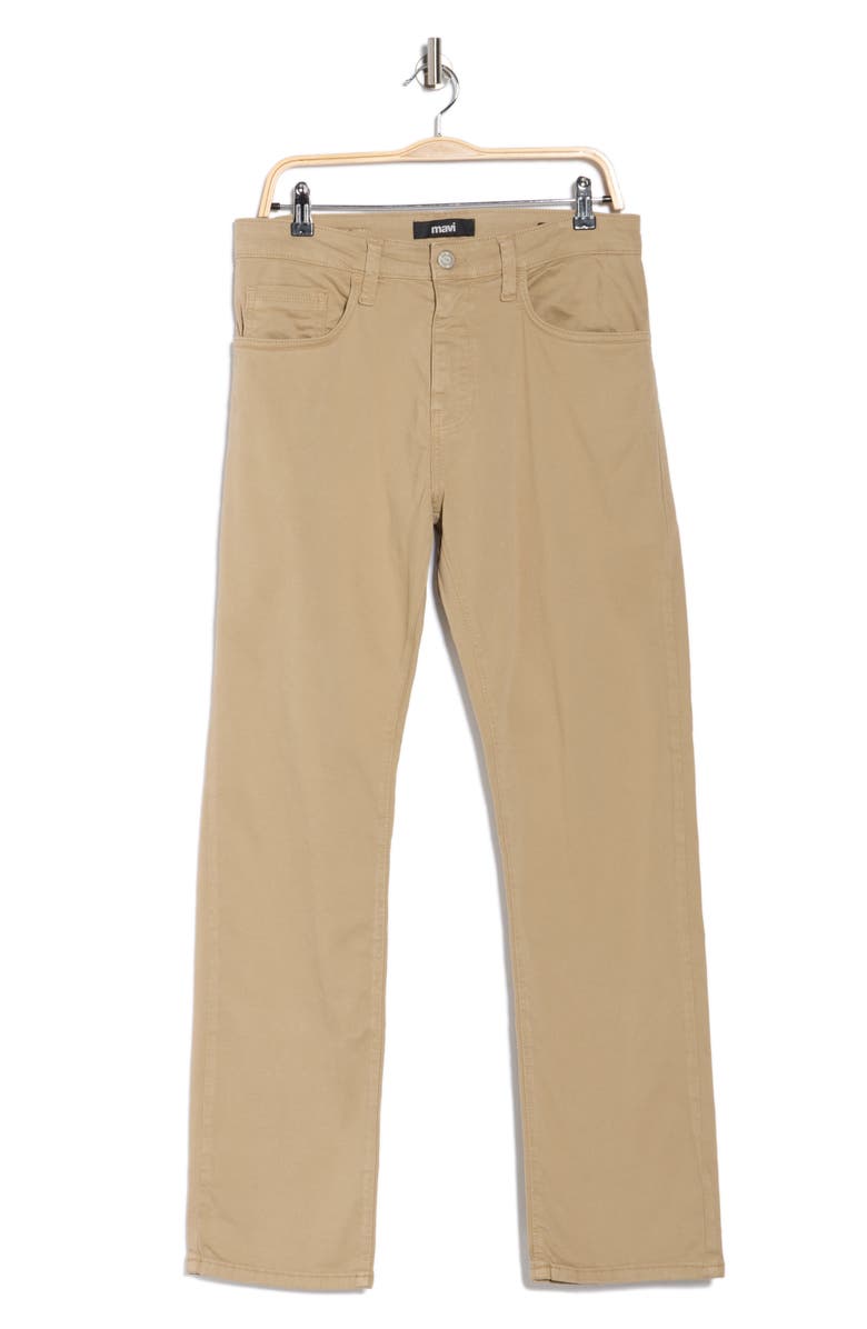Mavi Jeans Zach Straight Leg Twill Pants, Alternate, color, Macaroon Twill