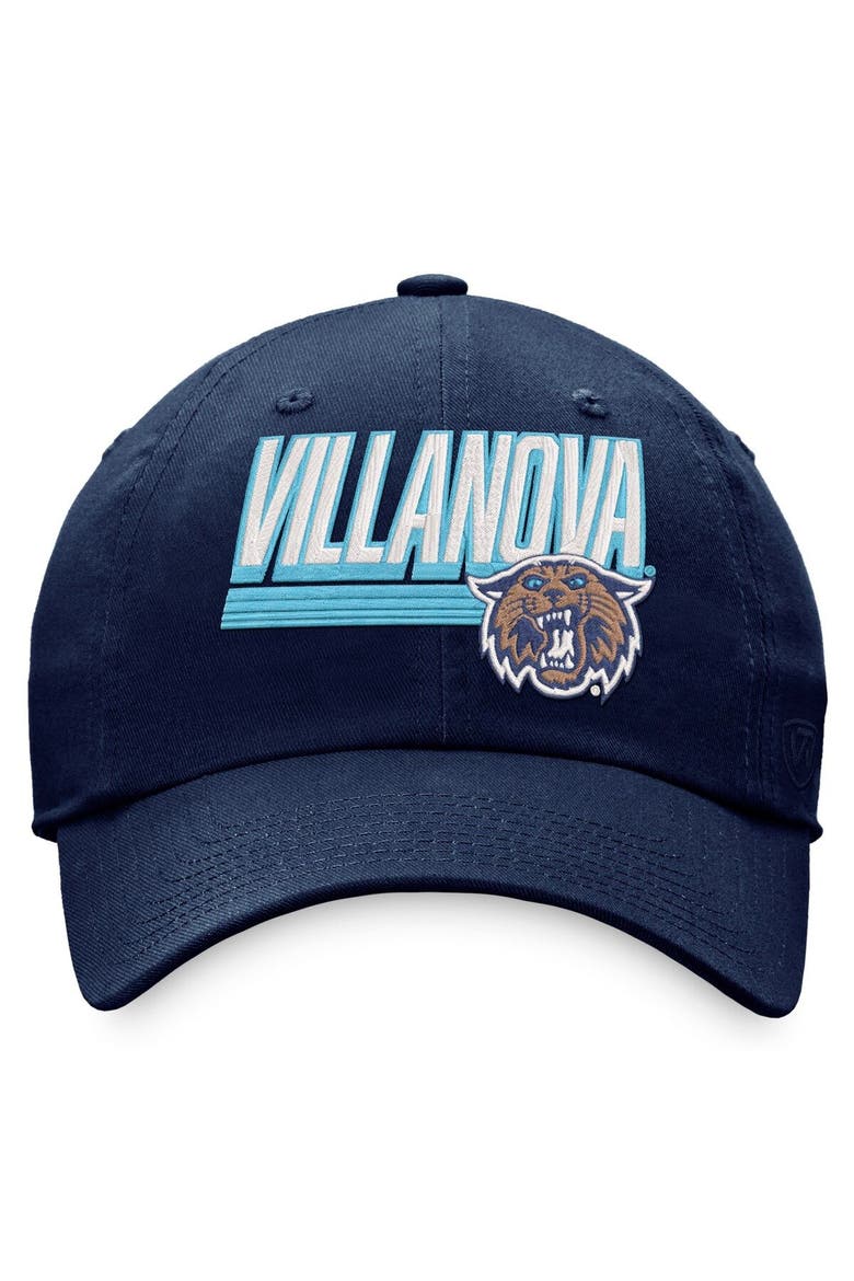 Men's Top of the World Navy Villanova Wildcats Slice Adjustable Hat, Alternate, color, Navy
