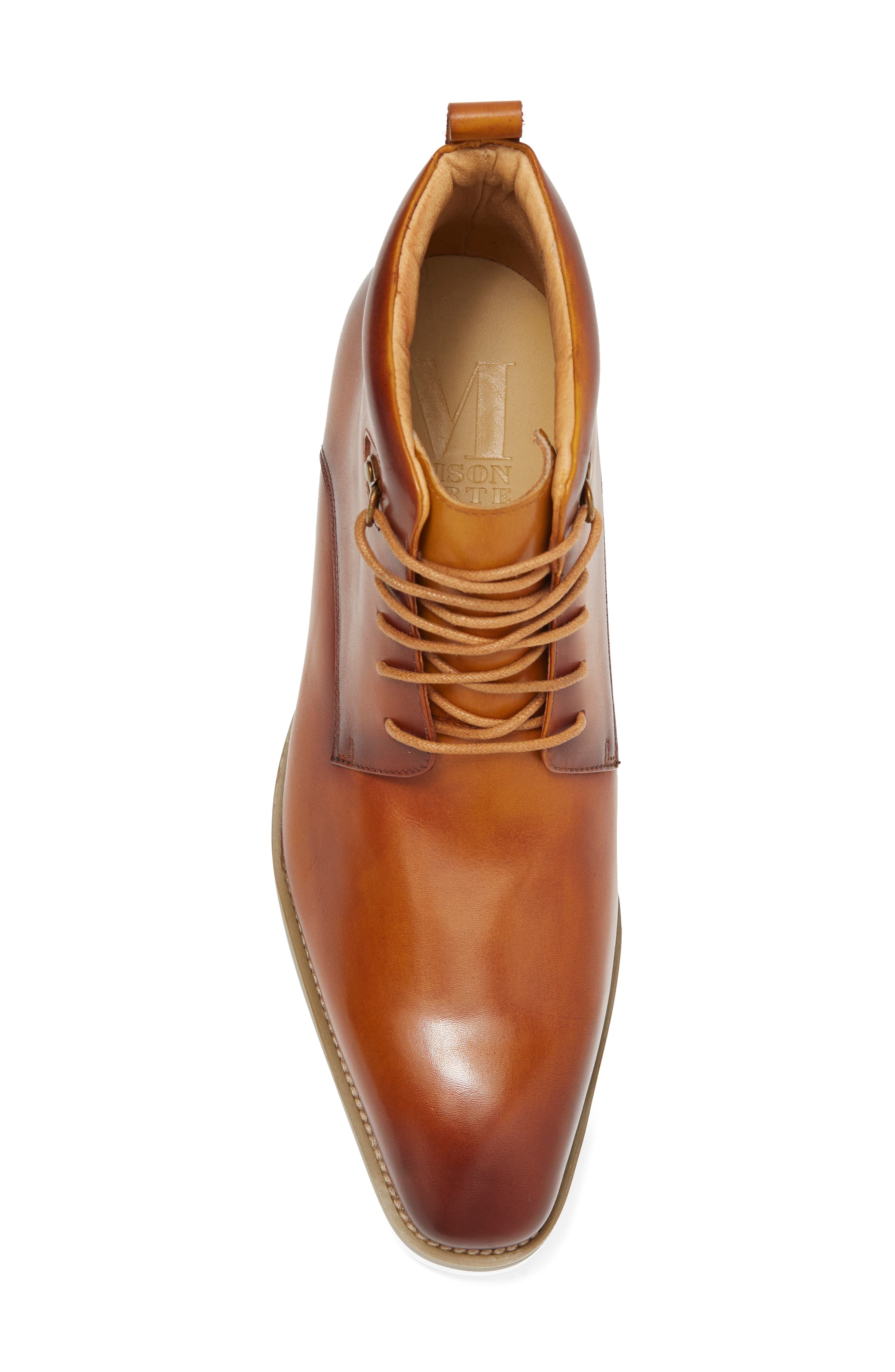 Citadel Leather Boot, Alternate, color, COGNAC