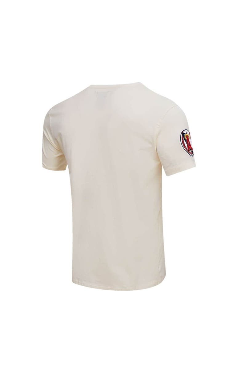 PRO STANDARD Men's Pro Standard Cream Los Angeles Angels Cooperstown Collection Old English T-Shirt, Alternate, color, 