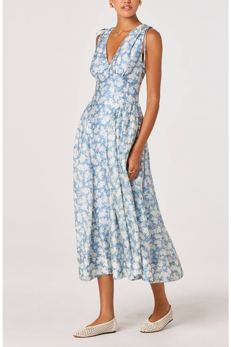 Emmery Floral Dress, Alternate, color, BLUE FLORAL