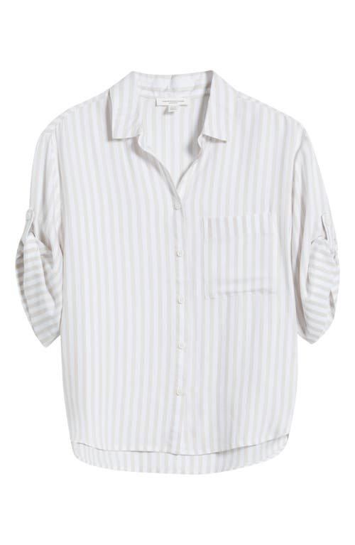 BEACHLUNCHLOUNGE BEACHLUNCHLOUNGE MURPHY STRIPE BUTTON-UP SHIRT 