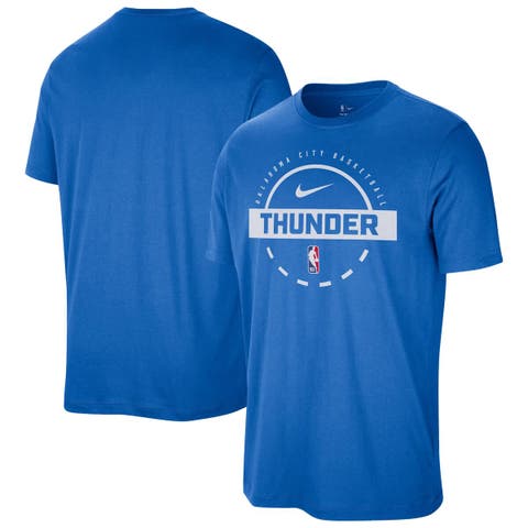 Men's Nike  Blue Oklahoma City Thunder Authentic Practice T-Shirt