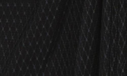 Katie May Olivia Mesh Overlay Gown In Black