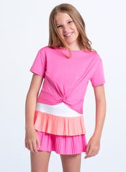 Lucky in Love Girls Peek-a-Bow Short Sleeve