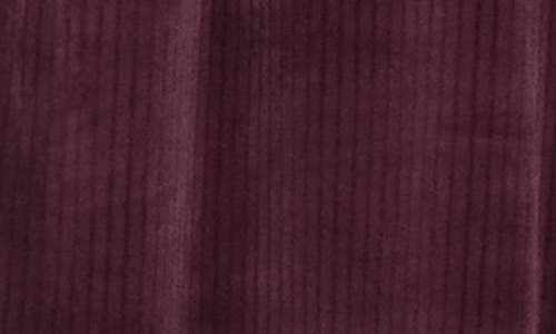 Apana Ribbed Velour Pull-on Pants In Purple