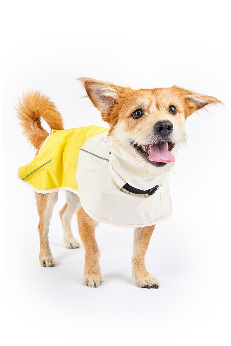 Venture Pet Rain Jacket, Alternate, color, YELLOW