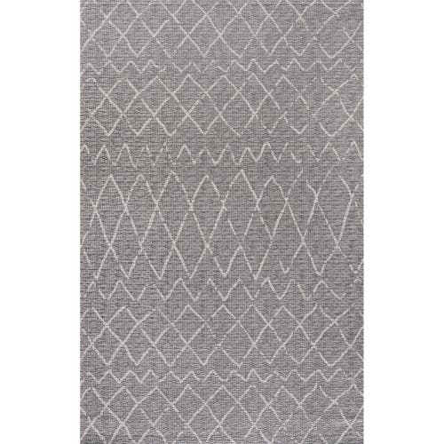 Jonathan Y Madaba Moroccan Trellis Indoor/outdoor Area Rug In Gray/cream