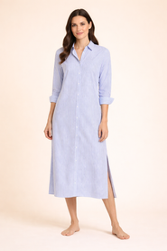 SITANO Lido Midi Ciao Shirt Dress Cover-Up