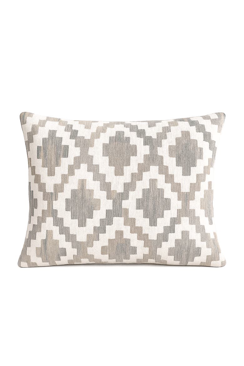 Terra Diamond Pillow, Alternate, color, Natural Beige