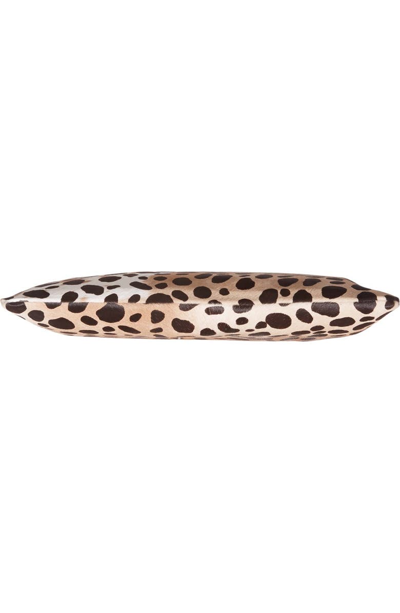 Clare V. Genuine Calf Hair Leopard Print Zip Clutch, Alternate, color,