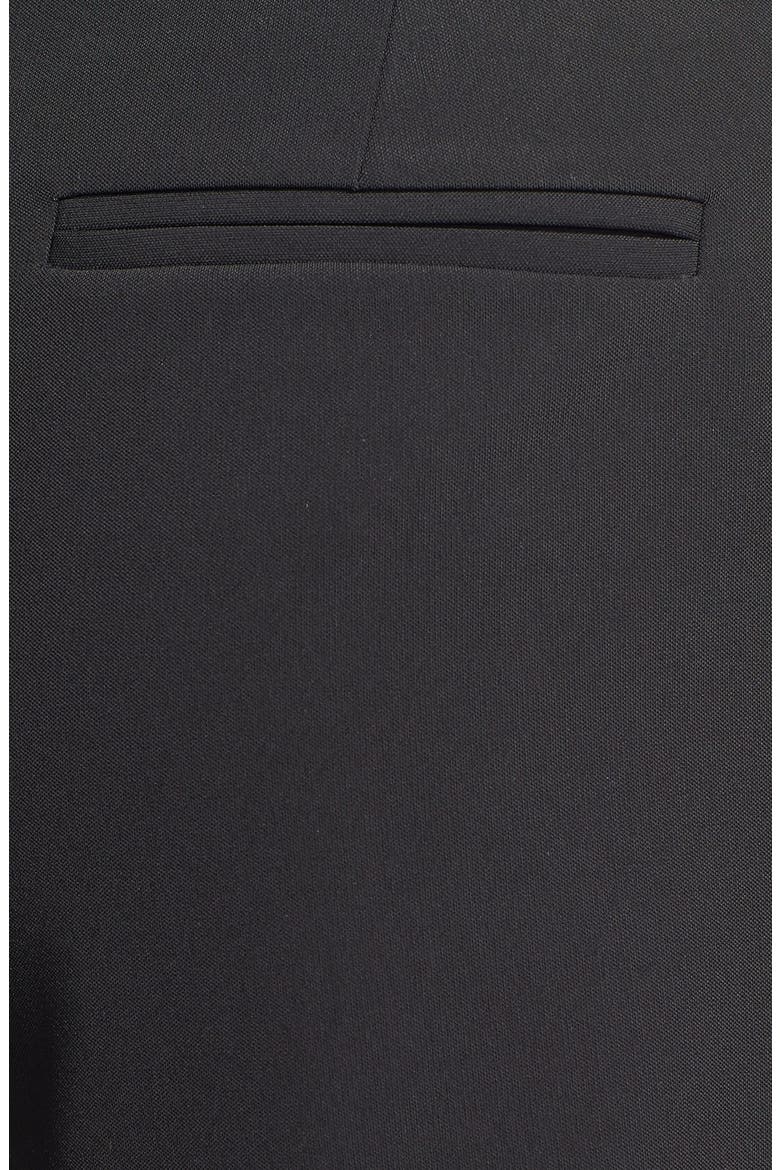 Pleat Front Shorts, Alternate, color, BLACK