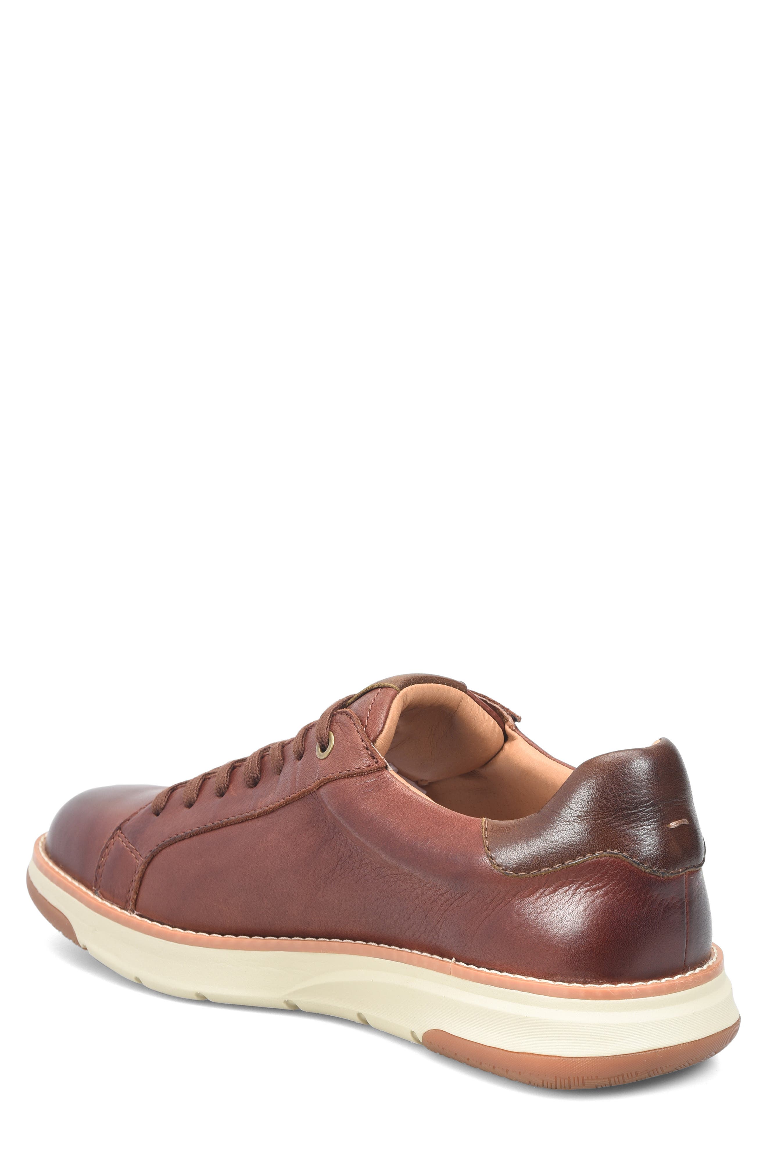 Shaw Low Top Sneaker, Alternate, color, BRANDY