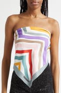 Missoni Zigzag Print Cotton Square Scarf