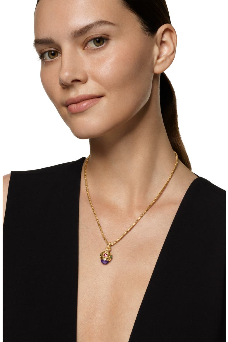 Renaissance Amulet in 18K Yellow Gold, 29mm, Alternate, color, GOLD