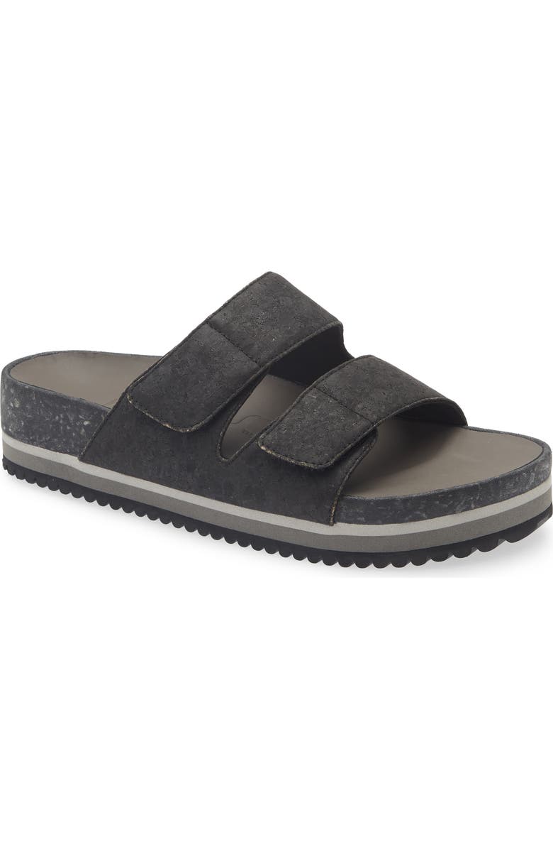 FLEKS Riviera Cork Slide Sandal, Main, color, Night Cork