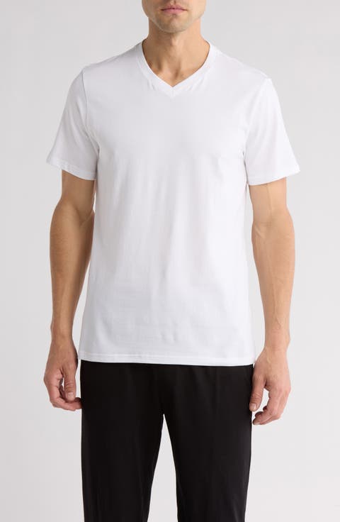 Stretch Cotton 3-Pack V-Neck Undershirts