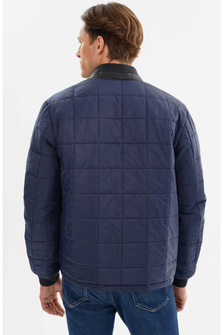 Carson Reversible Leather Jacket, Alternate, color, BLACK