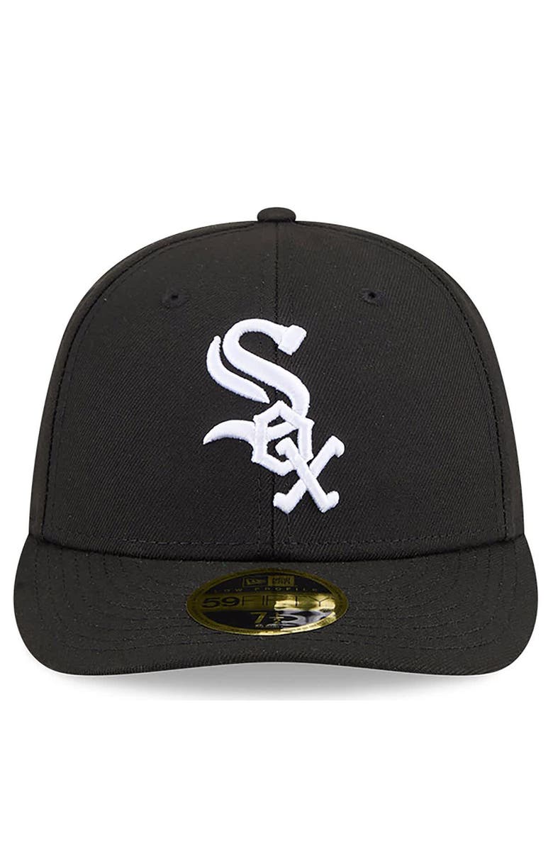 New Era Men's New Era Black Chicago White Sox 2026 Jackie Robinson Day Low Profile 59FIFTY Fitted Hat, Alternate, color, Black