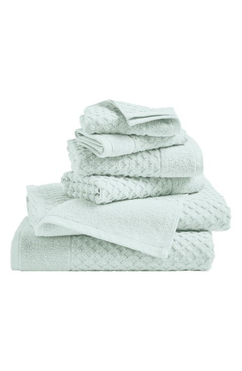 Diamond Textured 6-Piece Towel Set
