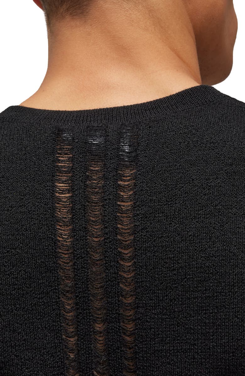 Y-3 3-Stripes Wool Blend Sweater Vest, Alternate, color, 