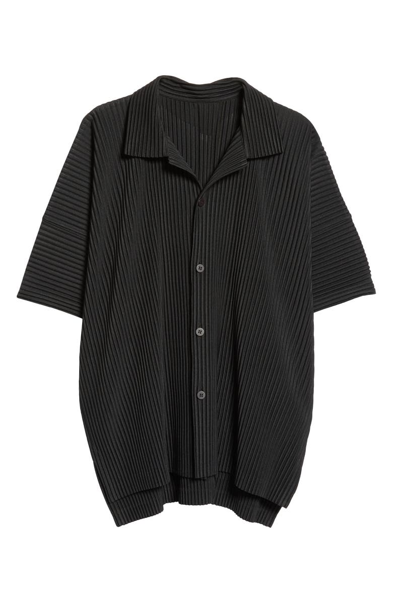 Homme Plissé Issey Miyake MC July Camp Shirt, Alternate, color,