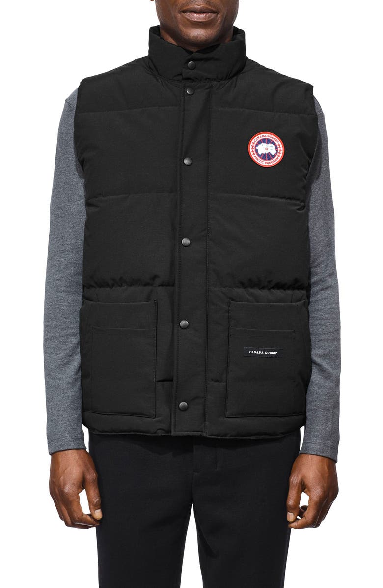 Canada Goose Freestyle Regular Fit Down Vest, Main, color, Black