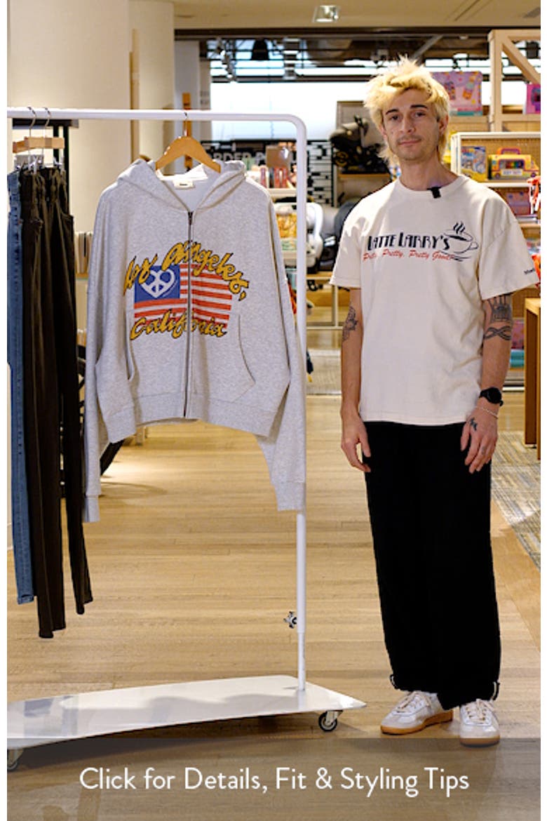 Flag Graphic Zip Hoodie video