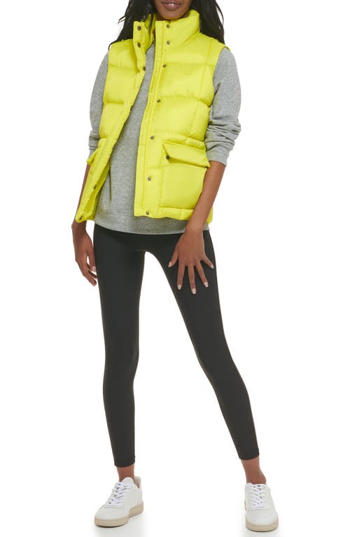 Levi's® Box Quilted Vest In Acidic Lemon