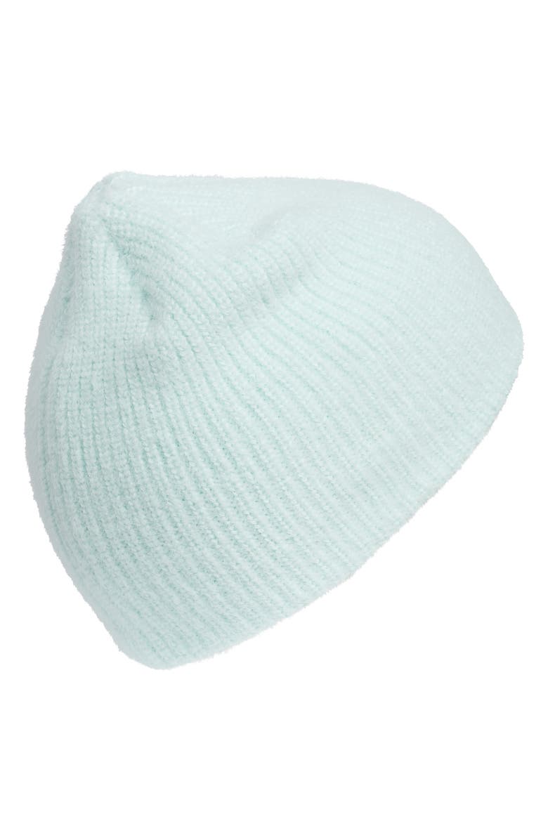 adidas Lifestyle Beanie, Alternate, color, Halo Mint Green/ Solid Grey