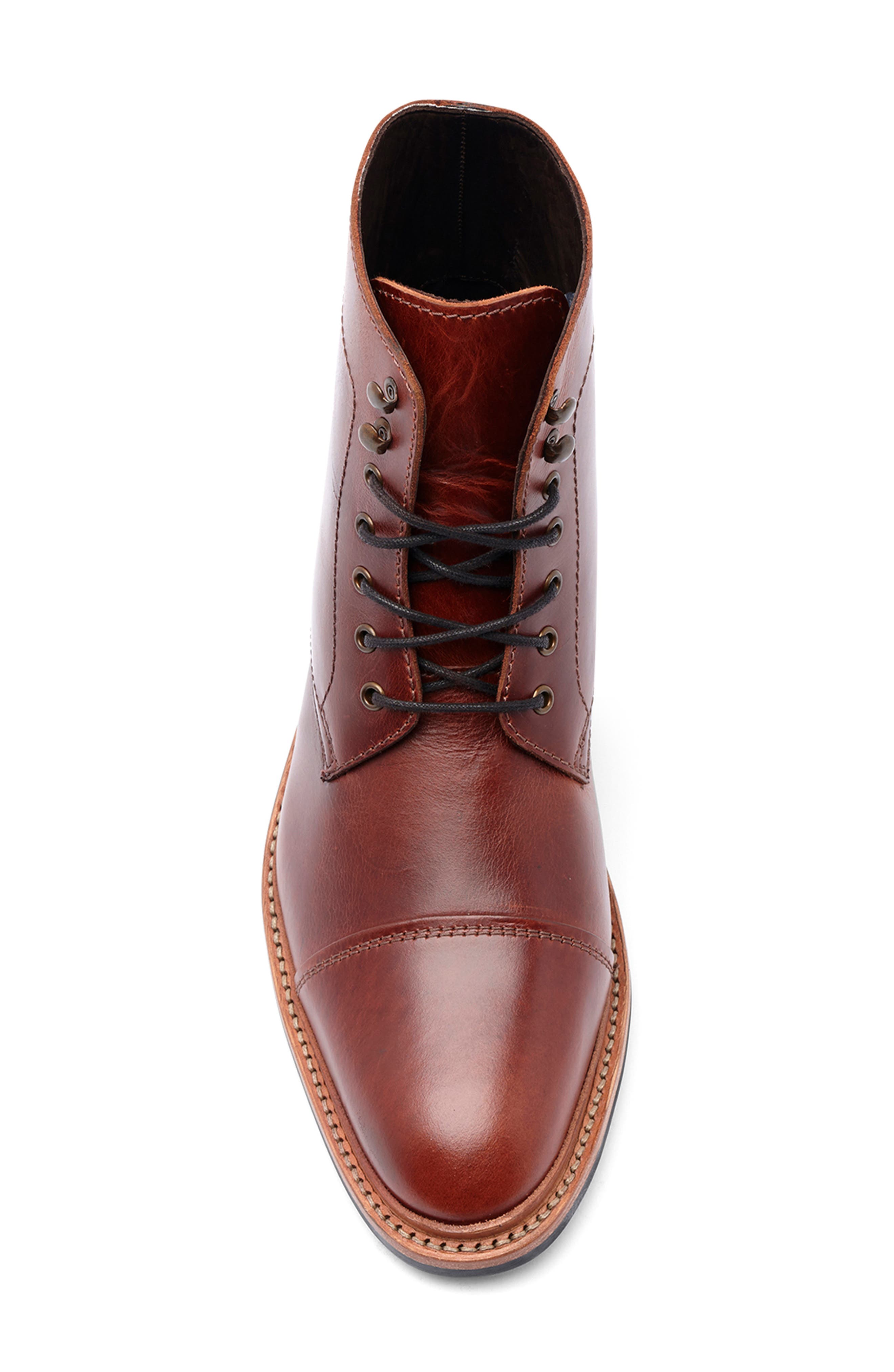 Anthony Veer Ranveer Cap Toe Boot, Alternate, color, Copper