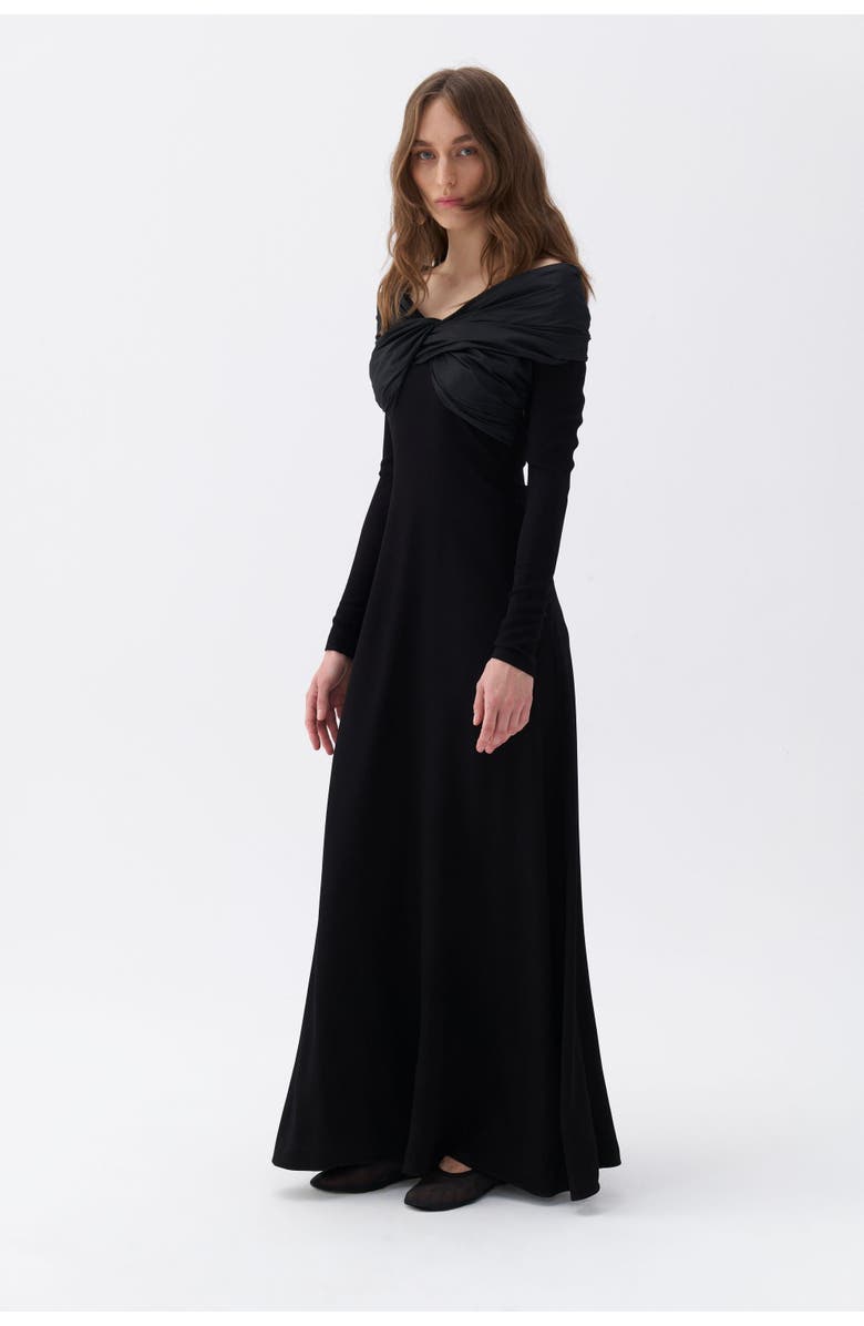 Nocturne Off the Shoulder Long Dress, Alternate, color, 