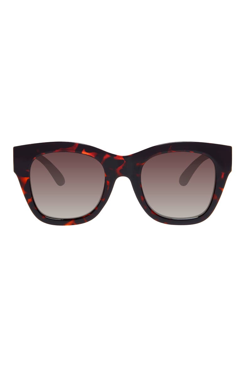 54mm Rectangular Sunglasses, Main, color, HAVANA