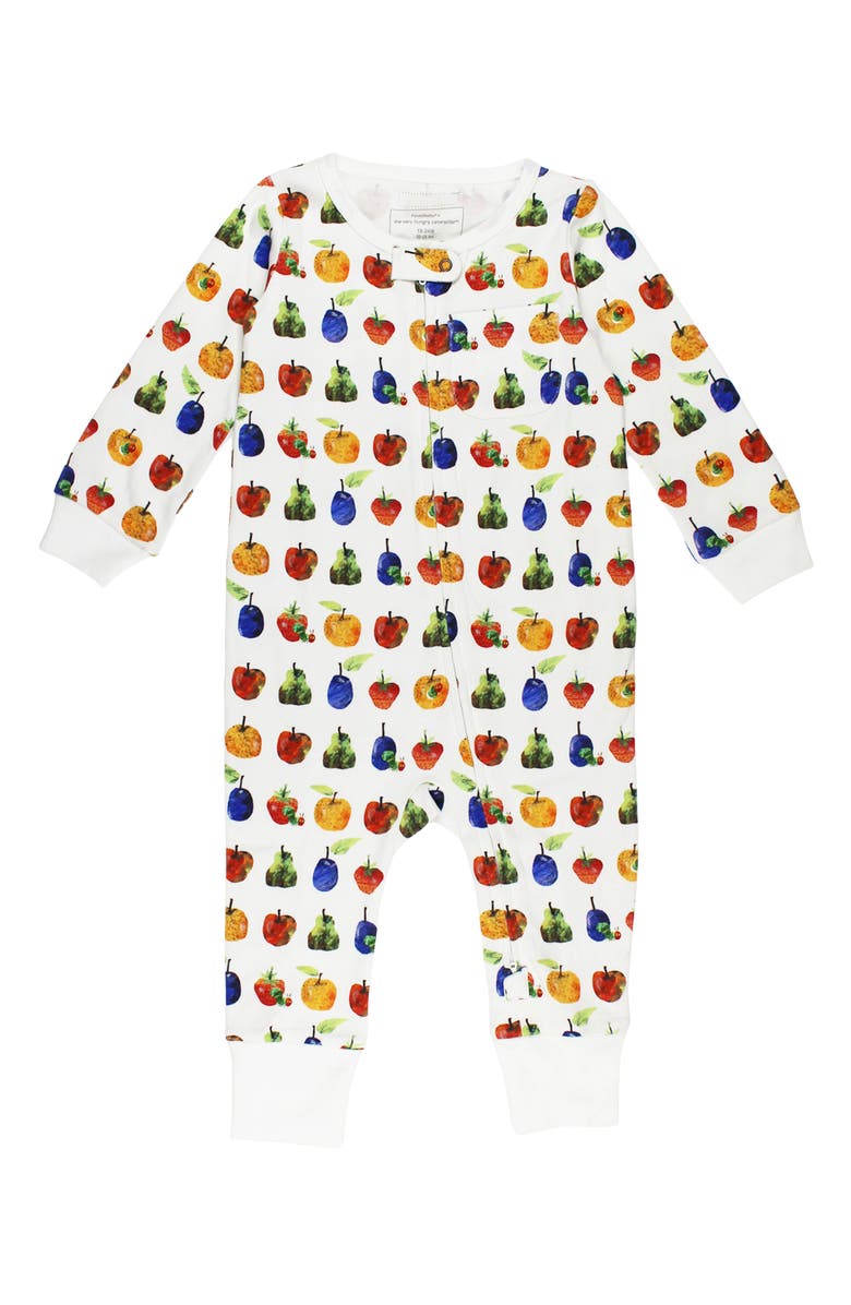 L'ovedbaby x 'The Very Hungry Caterpillar<sup>™</sup>' Organic Cotton Romper, Main, color, Fruit