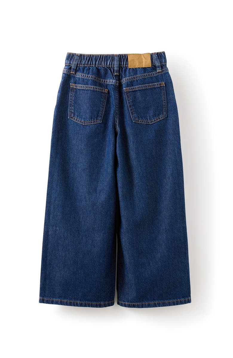 Cotton On Kids Kid's Super Wide Leg Denim Jean, Alternate, color, Mermaid Midnight Blue