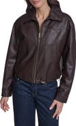 Levi's Western Yoke Faux Leather Bomber Jacket