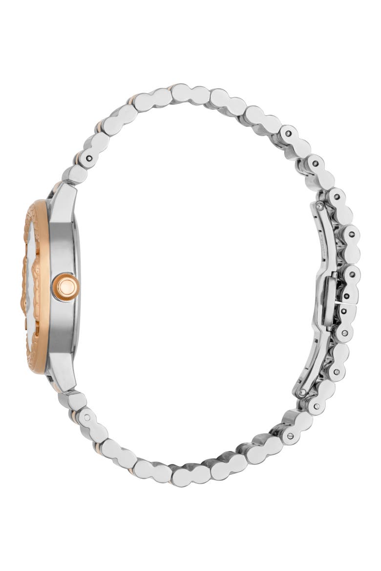 Bracelet Watch, 32mm, Alternate, color, TWO TONE SILVER & ROSE GOLD