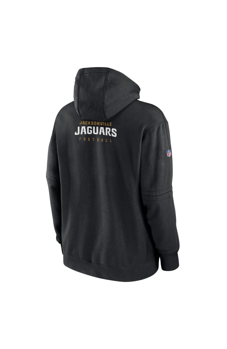 Nike Men's Nike Black Jacksonville Jaguars Sideline Club Fleece Pullover Hoodie, Alternate, color, 