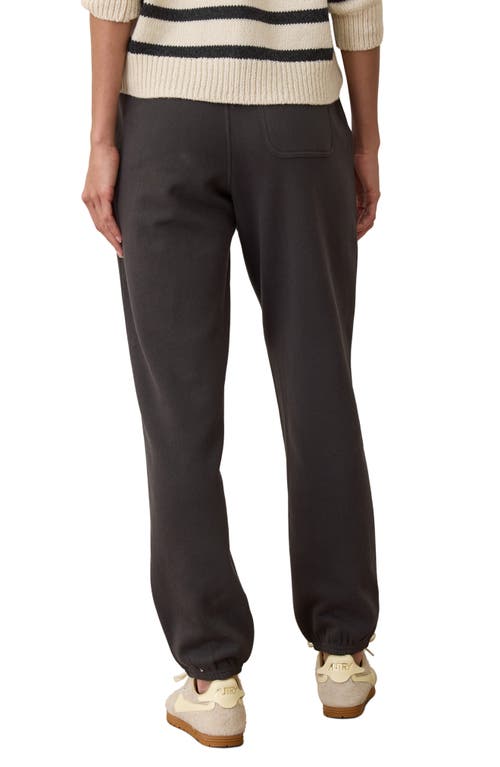 Marine Layer Cloud 9 Cotton Blend Fleece Joggers In Gold